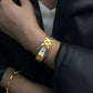 Women's bracelet Metal watch brit Gold