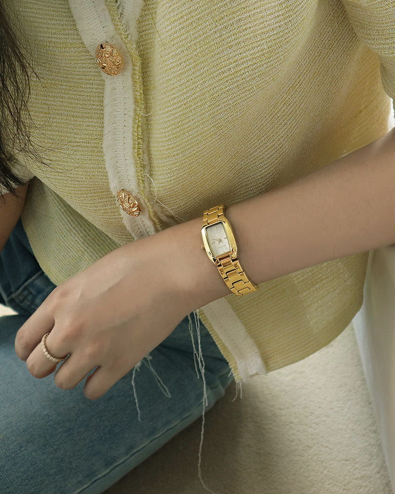 女性用腕輪メタル時計Britゴールド – RUMTTON